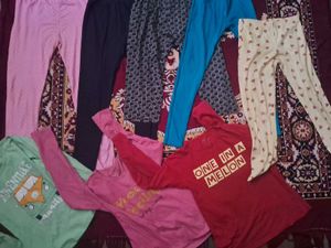 3 T Shirts 6 Pants Good Quality Cotton