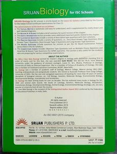ISC XI BIOLOGY TEXTBOOK (SRIJAN)
