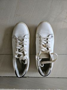 Locomotive White Shoes For Man