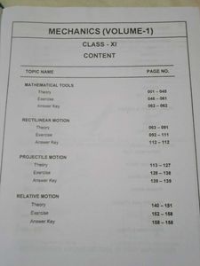Mechanics Vol 1 Neet Class IX