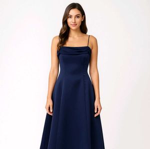 Elegant Navy Blue Dress