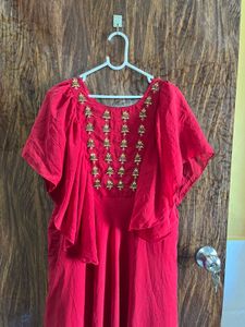 32 Bust Maroon Gown For Women