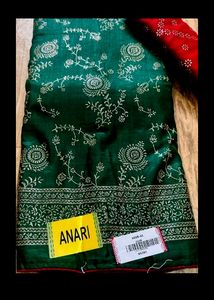 Dark Green Silk Saree
