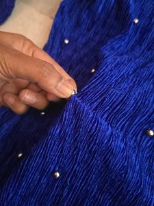Blue Star Embellished Blouse