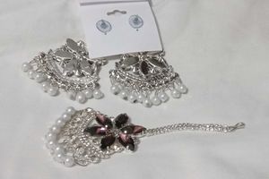 Rhinestone &amp; Pearl Jewelry Set