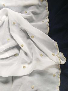 Elegant Off-White &amp; Gold Dupatta
