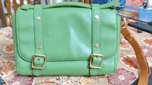 Green Crossbody Bag Charles &amp; Keith