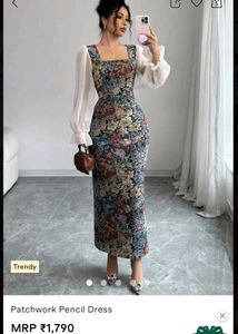 Floral Print  Bodycon Dress