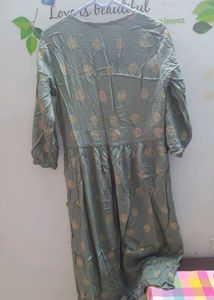 Sage Green Button-Down Midi Dress