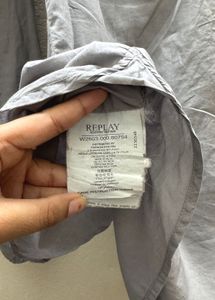 Stylish Grey Floral Shirt