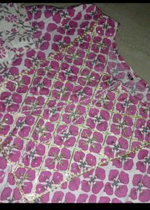 Floral Print Kurti Set