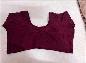 Elegant Beige &amp; Maroon Saree