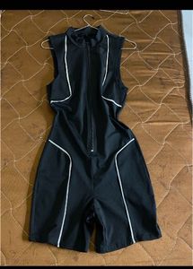 Chic Black Sleeveless Jumpsuit