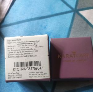 Women Ring 💍brand Karatcart Ad Diamond
