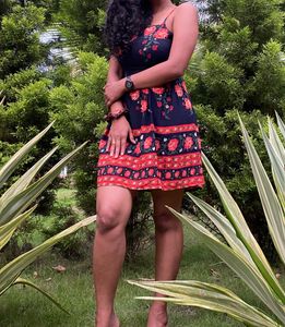Short Floral Dress