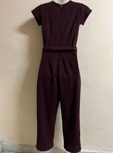 Pintrest Burgundy Jumpsuit with pockets