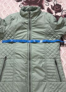 Mint Green Quilted Jacket