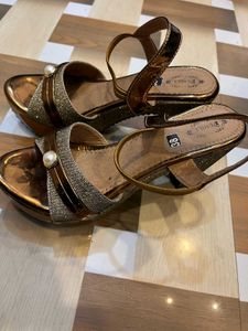 Elegant Bronze Sandals