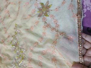 Beautiful 2 Ombre Embroidered dupatta