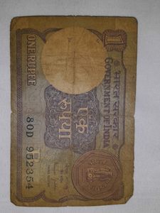 💥💥 RARELY FOUND INDIAN CURRENCY 1 RUPEE NOTE