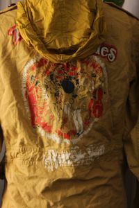 Yellow Vintage Casual Jacket