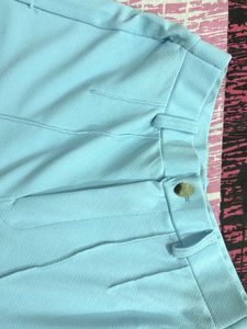Light Blue Wide leg trouser