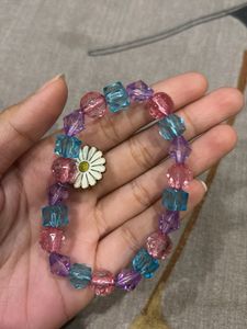 Cute Flower Charm Bracelet