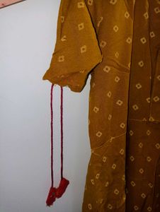 Elegant Mustard Kurta