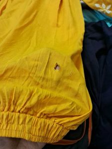 Mustard Chikankari Kurta Set