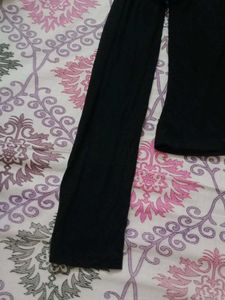 Black Long Sleeve Shrug Top