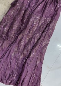 Lavander Long Skirt