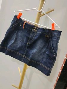 Short Denim Skirt