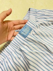 Victoria’s Secret Striped Wide-Leg Pants