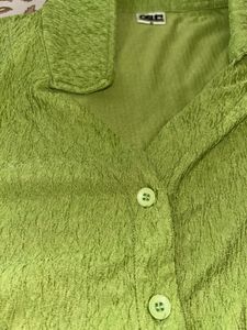 Green Co-Ord Set for Women | Size M