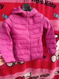 Pink Padded downfeather jacket