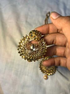 Gold Indian Jewelry Set