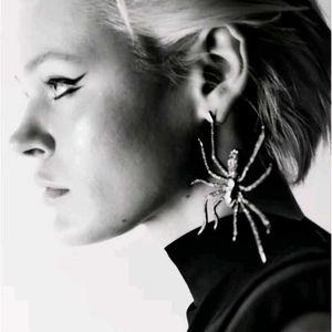 Spider Rhinestone Earrings