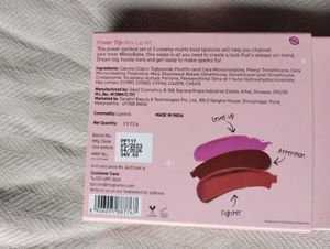 Combo Of Myglamm Compact,Kajal &amp;Lip Kit Brushes
