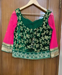 Handwork Lehenga Choli Dupatta Set