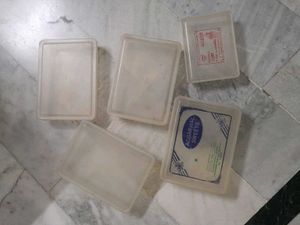High Grade Plastic Storage Containers (Set of 5)