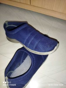 Navy Blue Slip-On Shoes