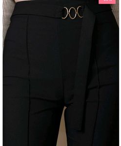 Fit and Flare Black trousers