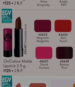 Oriflame Lipsticks