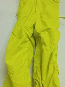 Neon Yellow Ski Bib Pants