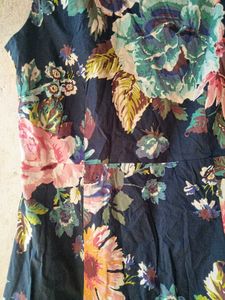 Floral Print Sleeveless Dress