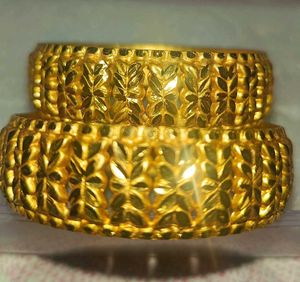 Elegant Gold Bangle Set