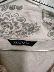 💥 offer 💥 Crop Shirt Bandhani Print For Women