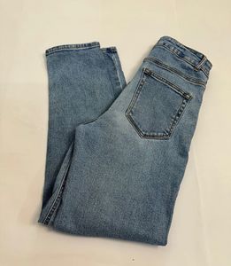 Blue Denim Straight Fit Jeans