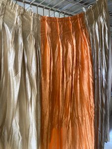 Color Block Pleated Curtains