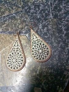 Teardrop Filigree Earrings